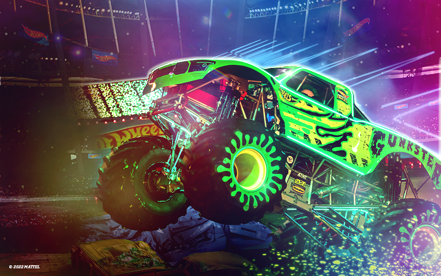 Hot Wheels Monster Trucks Live Glow Party