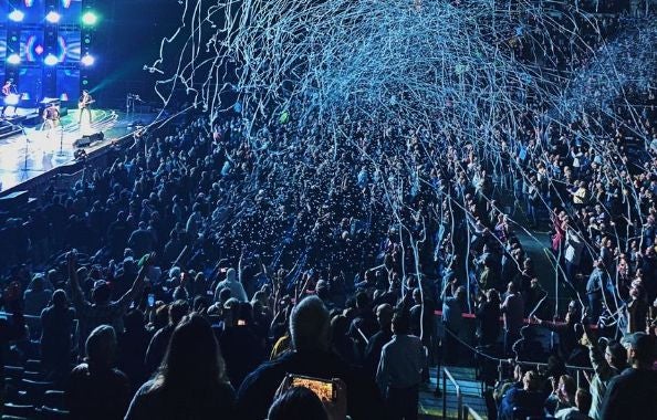 Confetti in Audience