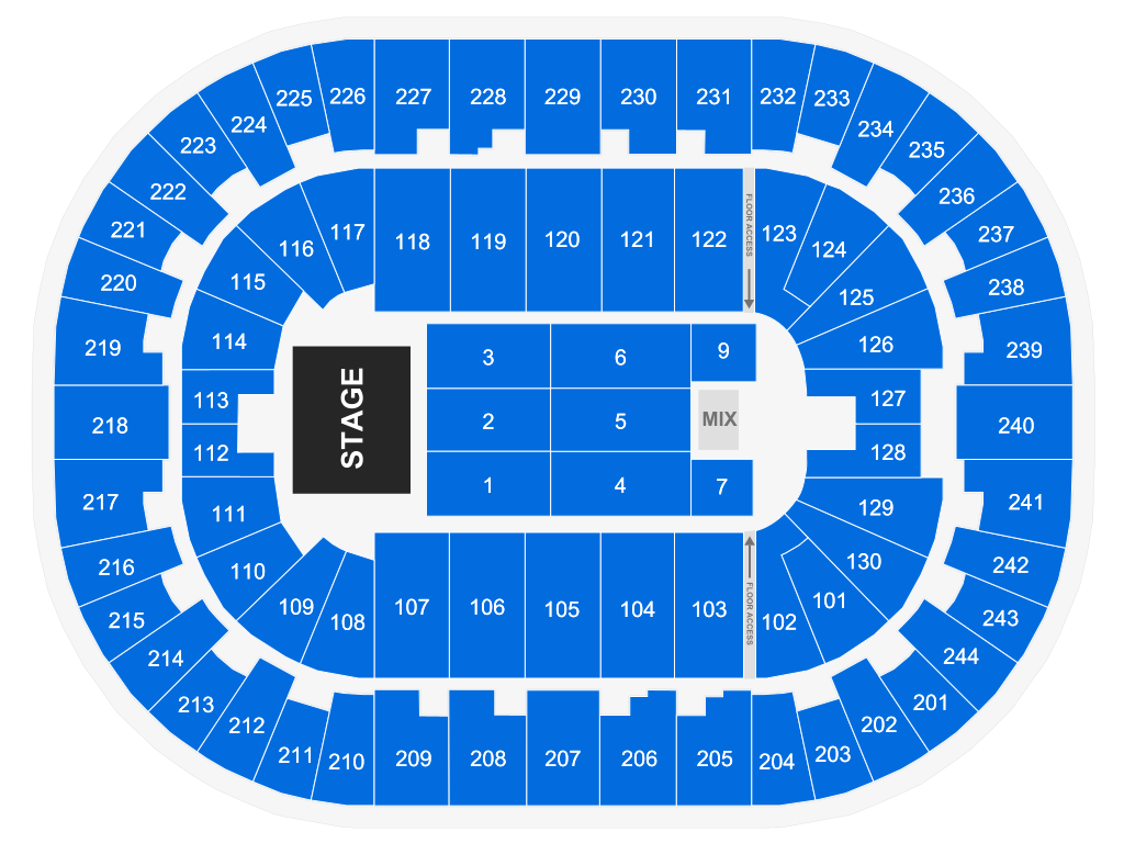 Seating Charts Mvp Arena