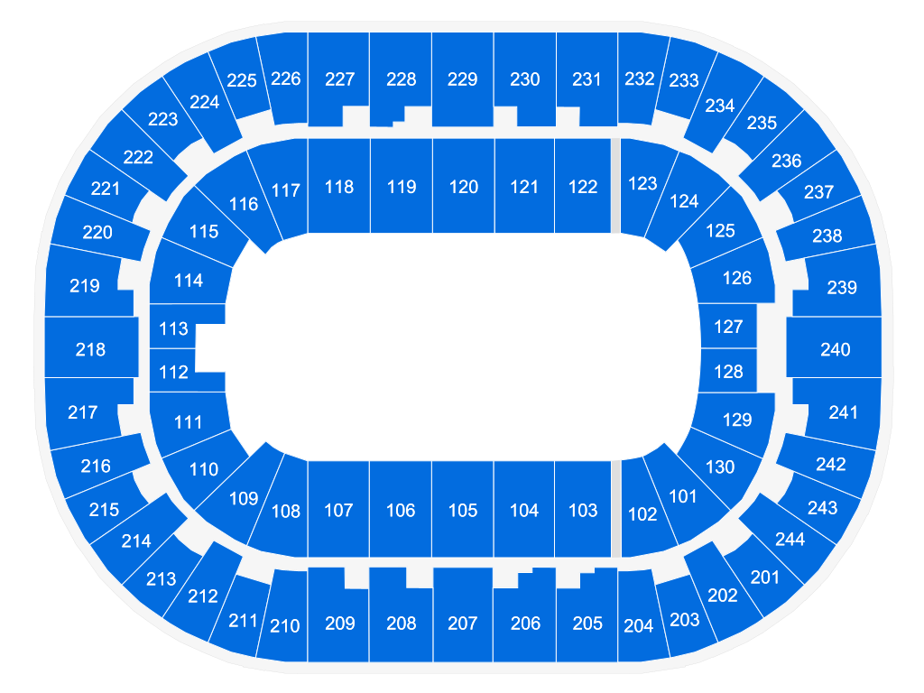 Breakdown Of The Amalie Arena Seating Chart