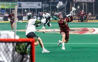 Albany Firewolves Lacrosse Action