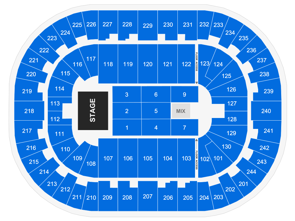 Amalie Arena Seating Chart & Map